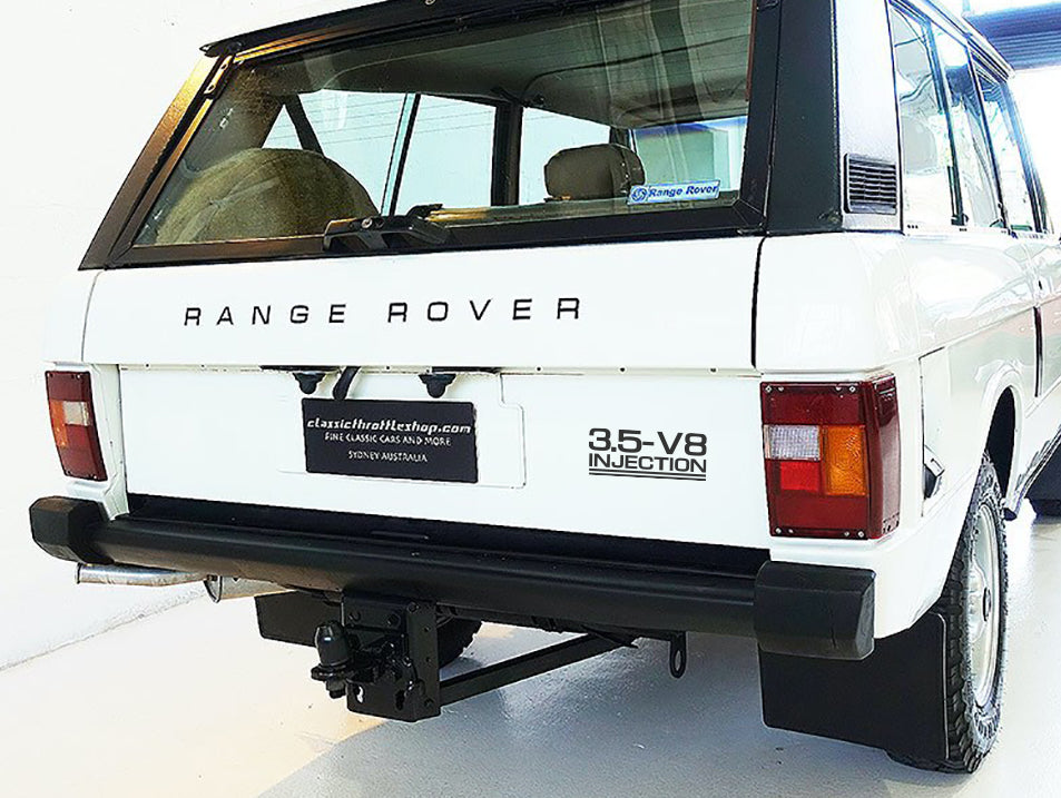 3.5 V8 INJECTION VINYL STICKER FOR RANGE ROVER CLASSIC