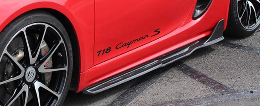 718 CAYMAN S DOOR DECAL SET