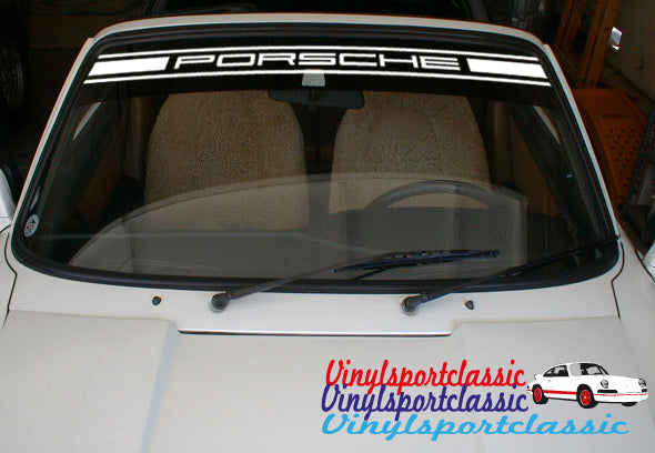 PORSCHE 911 WINDSCHUTZSCHEIBE STREIFEN AUFKLEBER 964 993 G MODELL