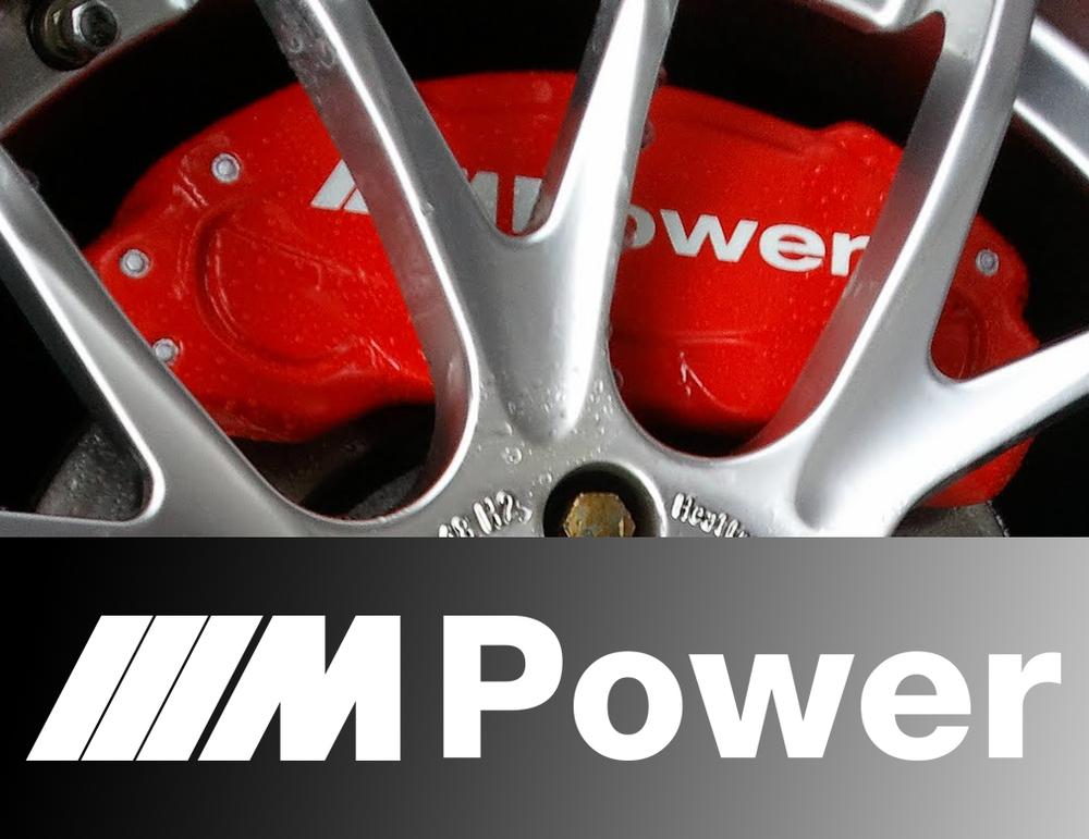 BMW M POWER CALIPER DECAL SET