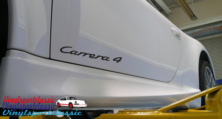JEU D'autocollants CARRERA 4 PORTES POUR PORSCHE