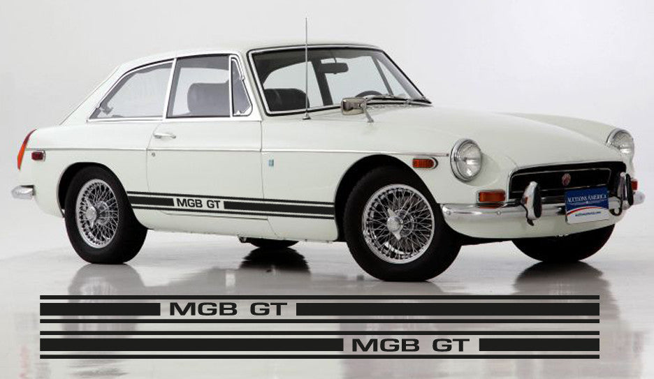 AUTOCOLLANT BANDES LATÉRALES MGB GT
