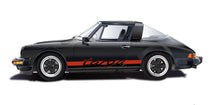 AUTOCOLLANTS LATERAUX TARGA EN VINYLE POUR PORSCHE 911