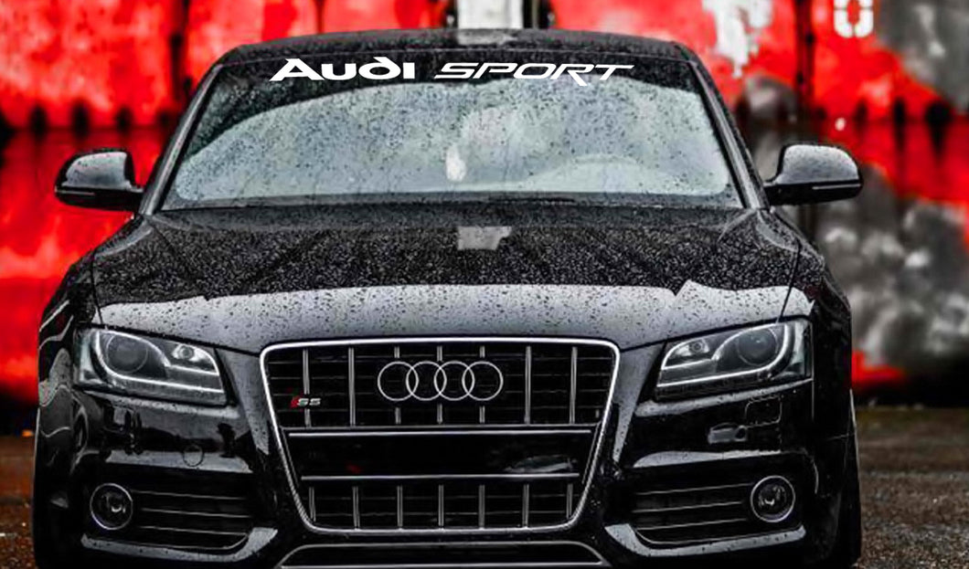 AUDI SPORT WINDSCHUTZSCHEIBENAUFKLEBER FÜR AUDI