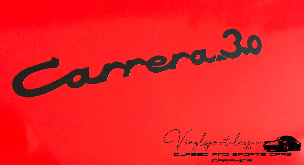 REMPLACEMENT DE L'INSIGNE PORSCHE 911 CARRERA 3.0