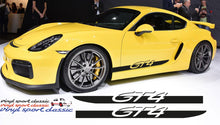 PORSCHE CAYMAN GT4 SEITENGRAFIKEN