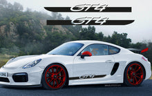 PORSCHE CAYMAN GT4 SEITENGRAFIKEN