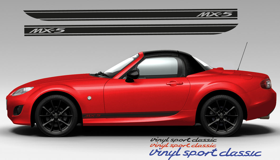 AUTOCOLLANT À BANDES LATÉRALES MAZDA MX5 NC