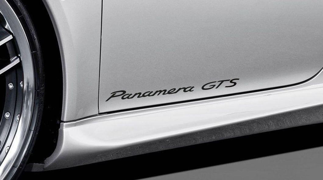 JEU D'AUTOCOLLANTS DE PORTE PANAMERA GTS POUR PORSCHE
