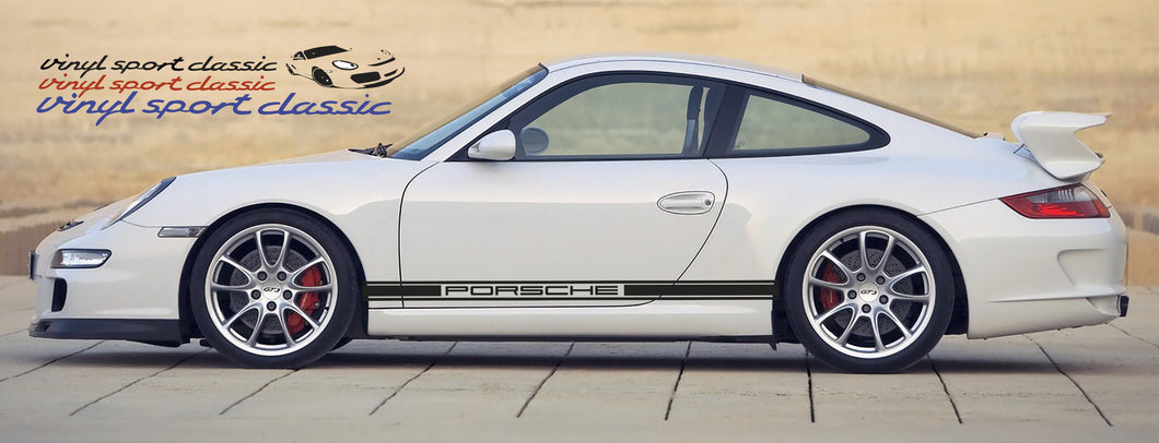 PORSCHE 996 997 991 992 BANDES LATÉRALES CLASSIQUES