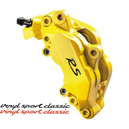 JEU D'AUTOCOLLANTS POUR ÉTRIER PORSCHE RS