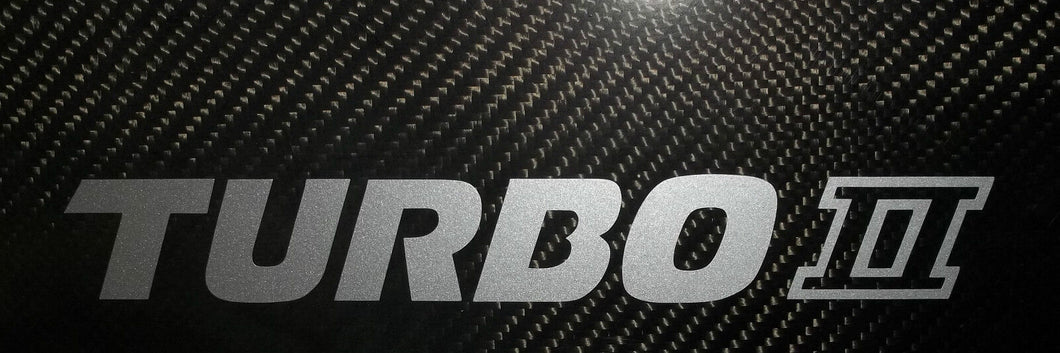 2X TURBO 2 SIDE DECALS FOR MAZDA RX7 TURBO