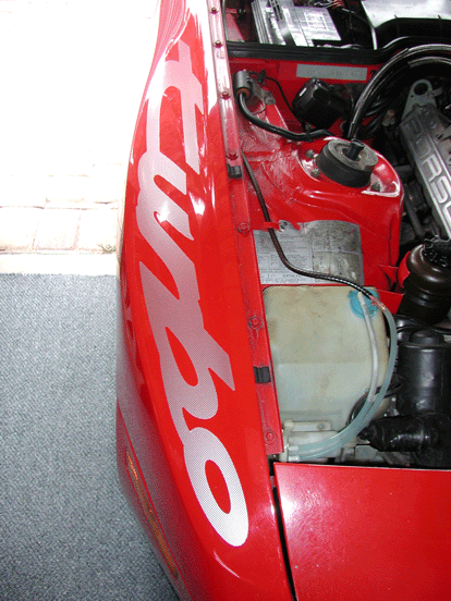 AUTOCOLLANT D'AILE TURBO POUR PORSCHE 951