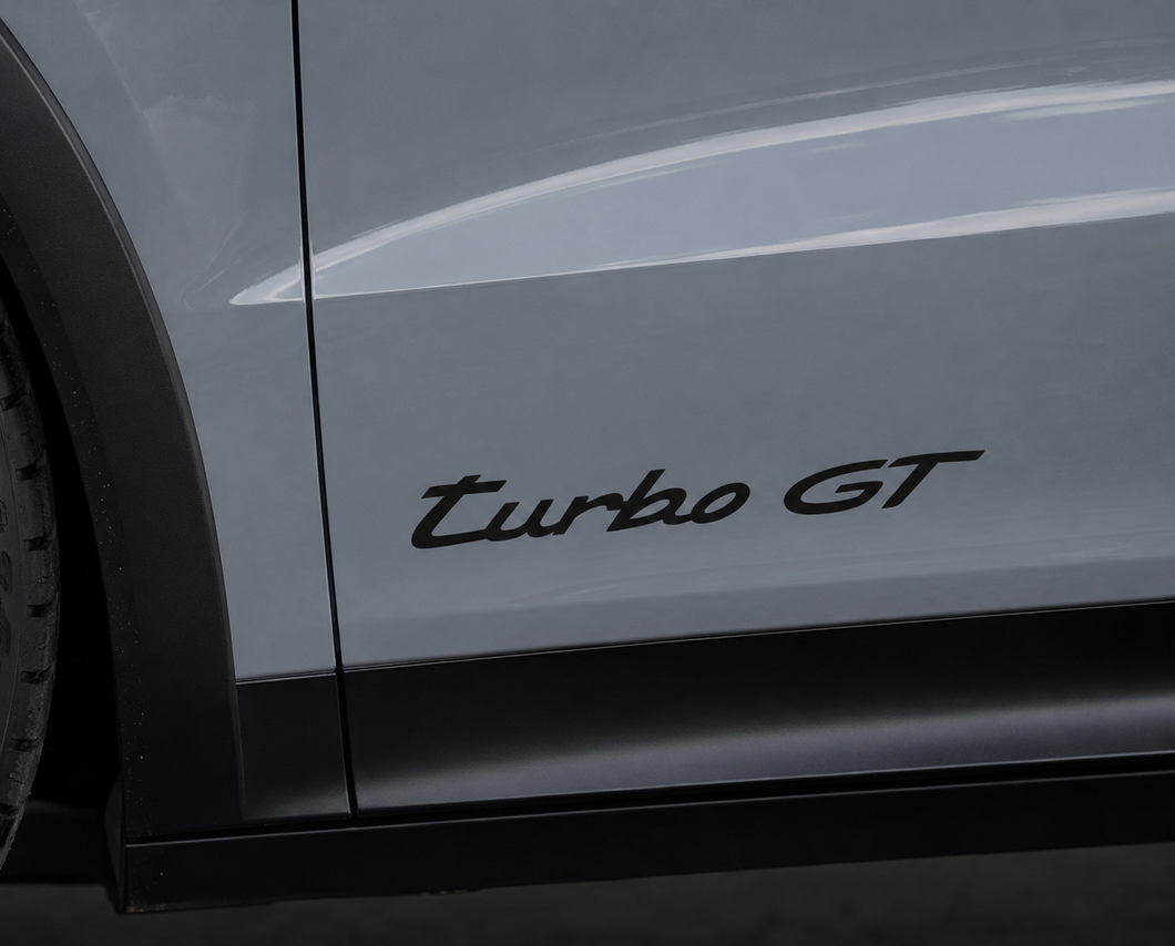 CAYENNE TURBO GT DOOR DECSAL SET