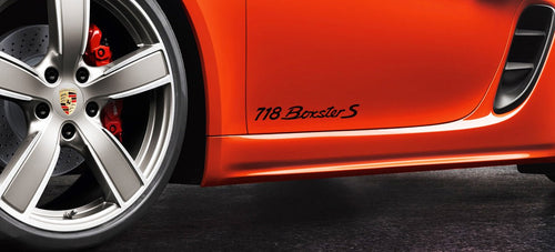 718 BOXSTER S DOOR DECAL SET FOR PORSCHE - VINYLSPORTCLASSIC