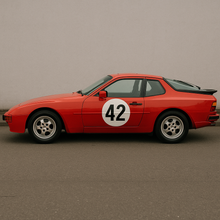 Number stickers for racing  and rally cars