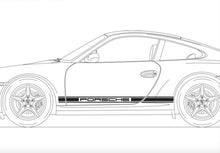 PORSCHE 997 SIDE STRIPES DECAL SET