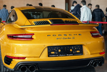 PORSCHE EXCLUSIVE MANUFAKTUR LICENSE PLATE HOLDER