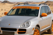 PORSCHE CAYENNE WINDSHIELD DECAL NEGATIVE LETTERS