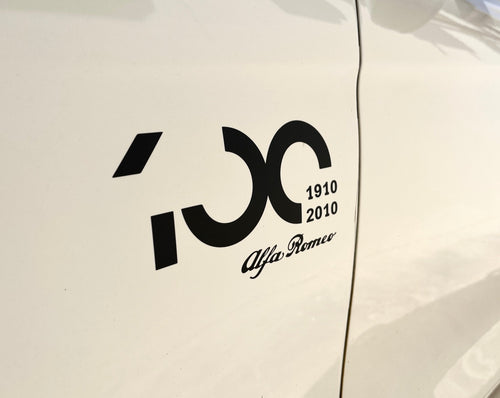 ALFA ROMEO 100 ANNIVERSARY DECAL - VINYLSPORTCLASSIC