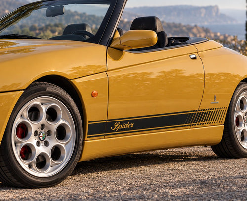 Alfa Romeo 916 Spider Side Stripes Vinyl Decals - VINYLSPORTCLASSIC