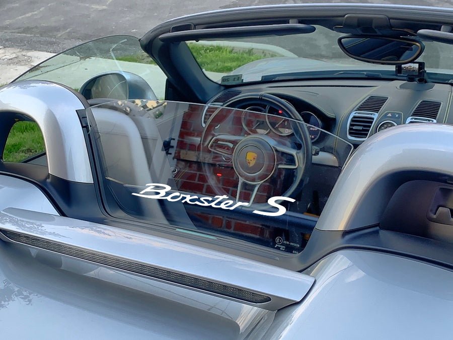 BOXSTER S WIND DEFLECTOR DECAL - VINYLSPORTCLASSIC