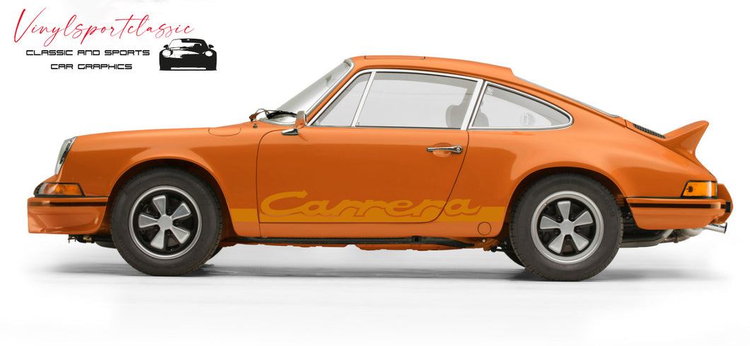 CARRERA RS EARLY DESIGN GRAPHIC DECAL SET