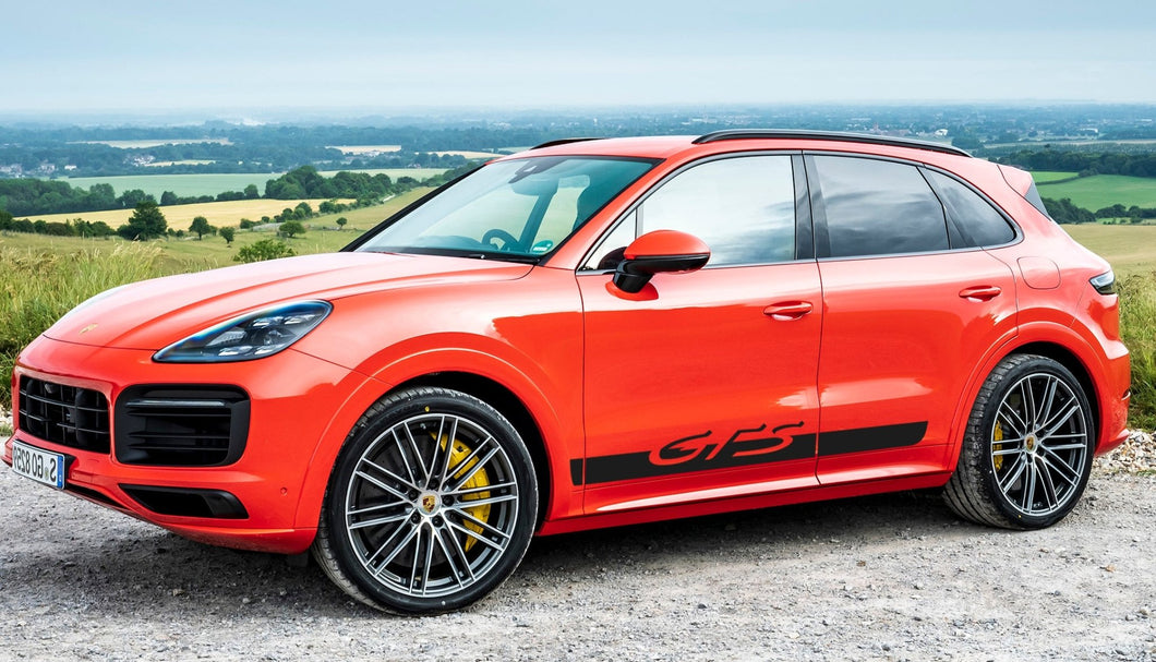 CAYENNE GTS DECORATIVE GRAPHICS FOR SIDES OF CAYENNE 2018 - VINYLSPORTCLASSIC
