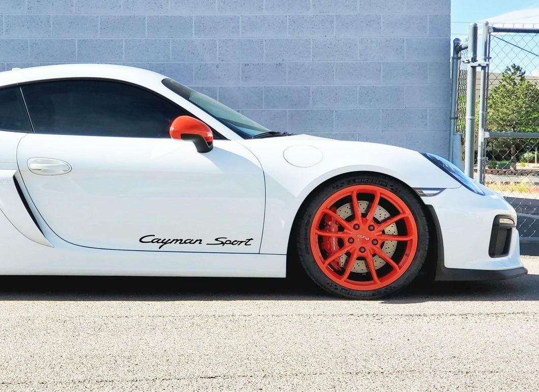 CAYMAN SPORT DOOR DECAL SET - VINYLSPORTCLASSIC