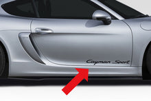 CAYMAN SPORT DOOR DECAL SET