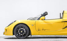 COLIN CHAPMAN SIGNATURE DECAL FOR LOTUS - VINYLSPORTCLASSIC