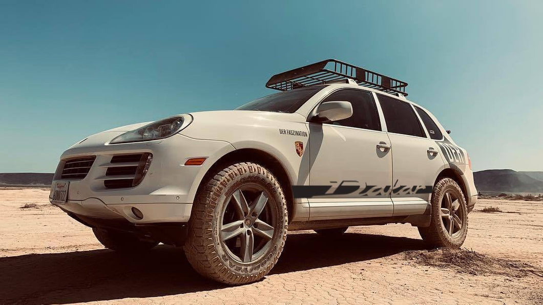 DAKAR VINYL GRAPHICS FOR PORSCHE CAYENNE 955 AND 957 - VINYLSPORTCLASSIC