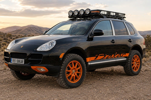 DAKAR VINYL GRAPHICS FOR PORSCHE CAYENNE 955 AND 957 - VINYLSPORTCLASSIC