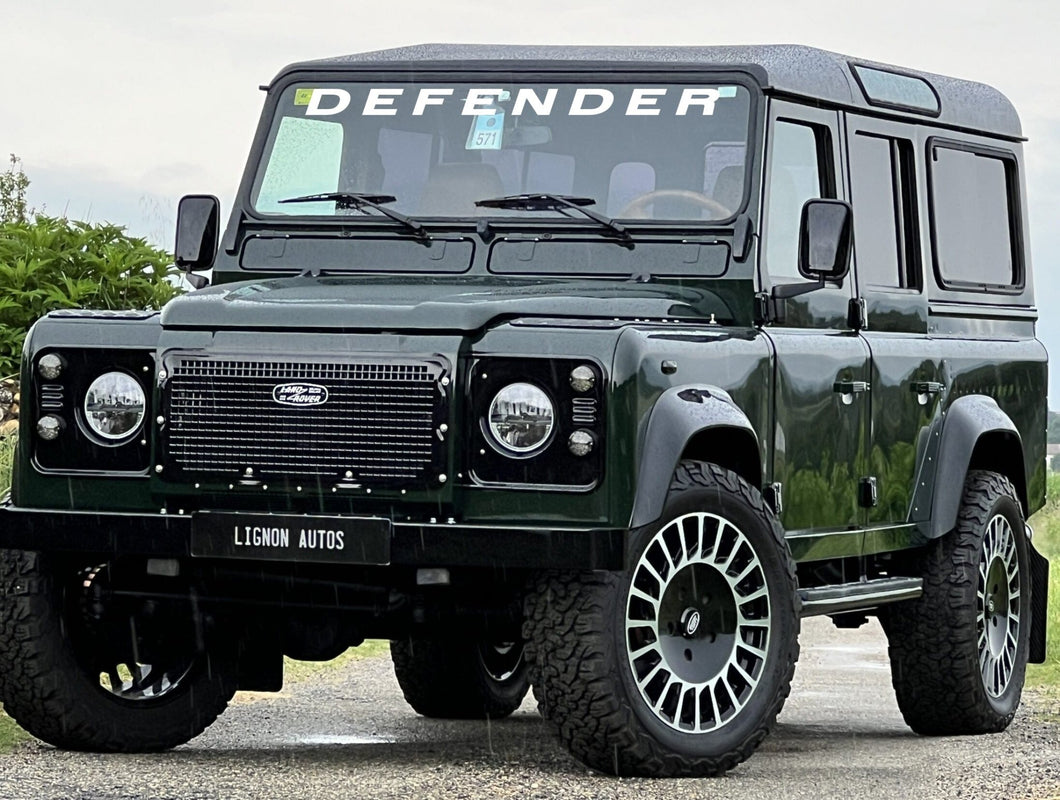 DEFENDER WINDSHIELD DECAL FOR LAND ROVER - VINYLSPORTCLASSIC