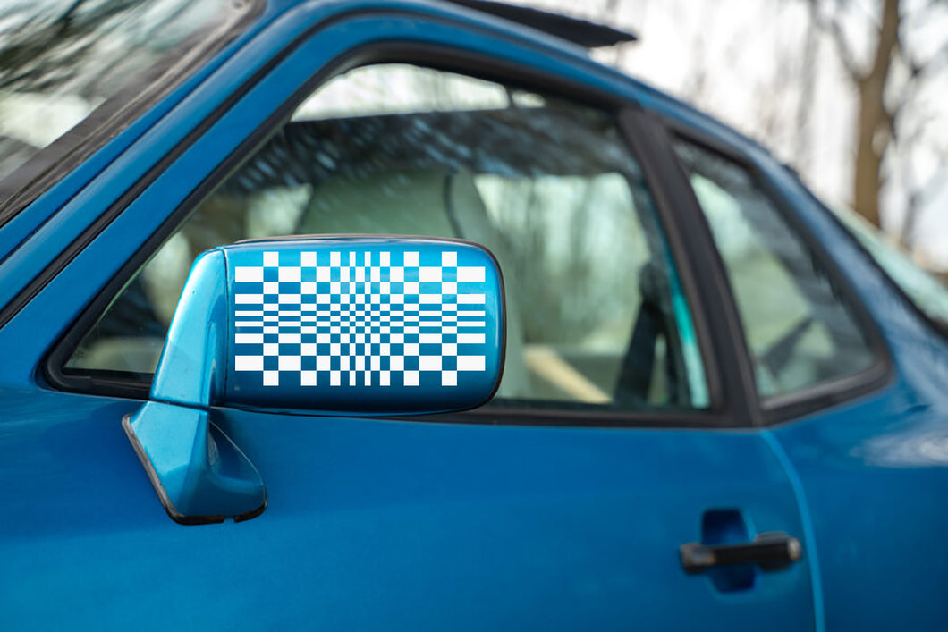 PASCHA VINYL DECAL SET FOR PORSCHE 924,944 AND 911 G SIDE MIRROR