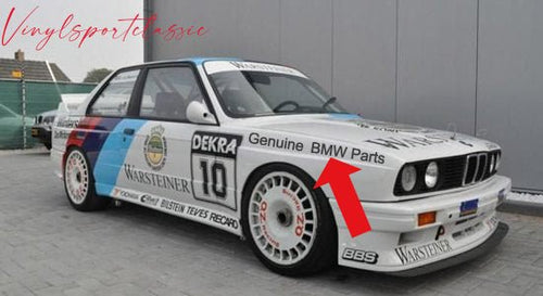 GENUINE BMW PARTS LETTERING - VINYLSPORTCLASSIC