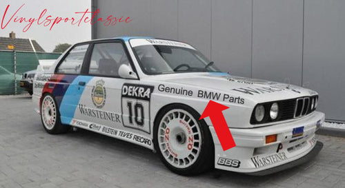 BMW – Etiquetado e24 – VINYLSPORTCLASSIC