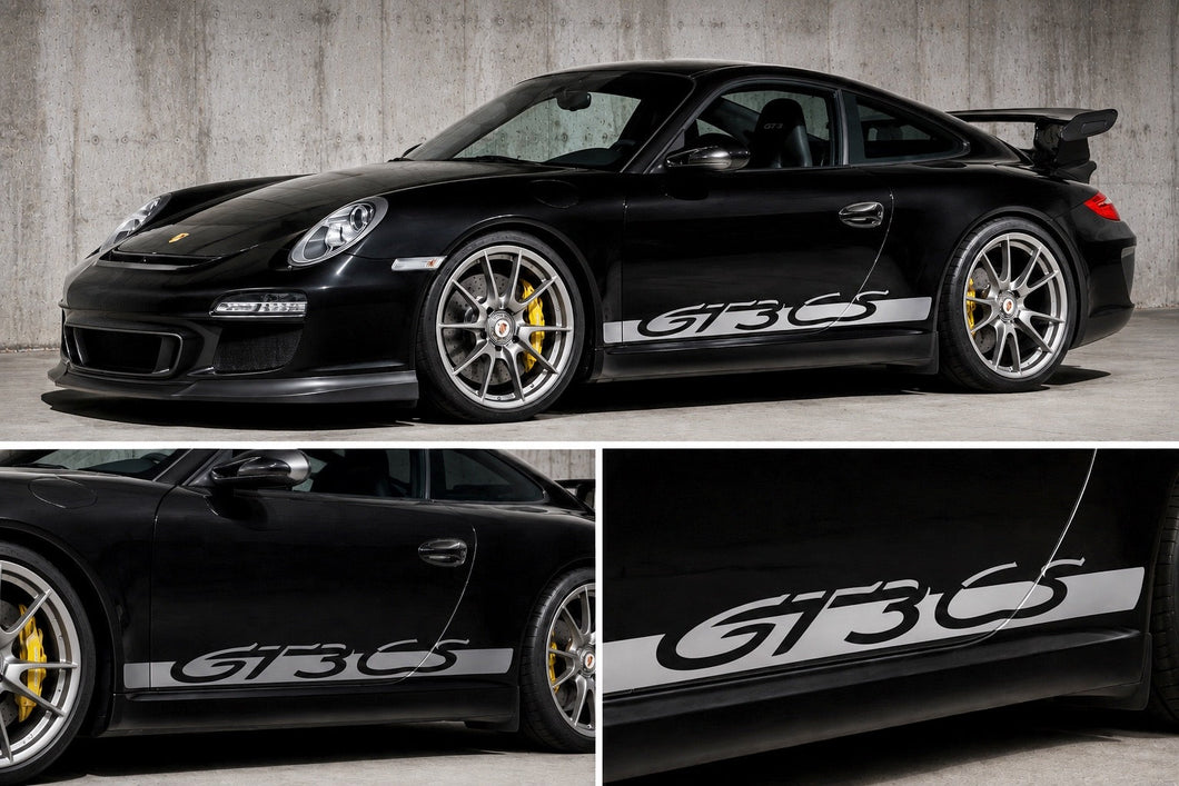 GT3 CS Side Stripes Decal – Porsche 911 997 - VINYLSPORTCLASSIC