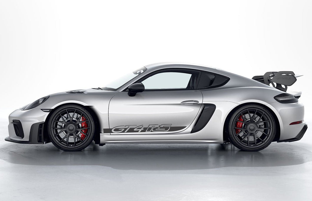 GT4 RS GRAPHICS SIDE VINYL DECAL FOR PORSCHE CAYMAN - VINYLSPORTCLASSIC