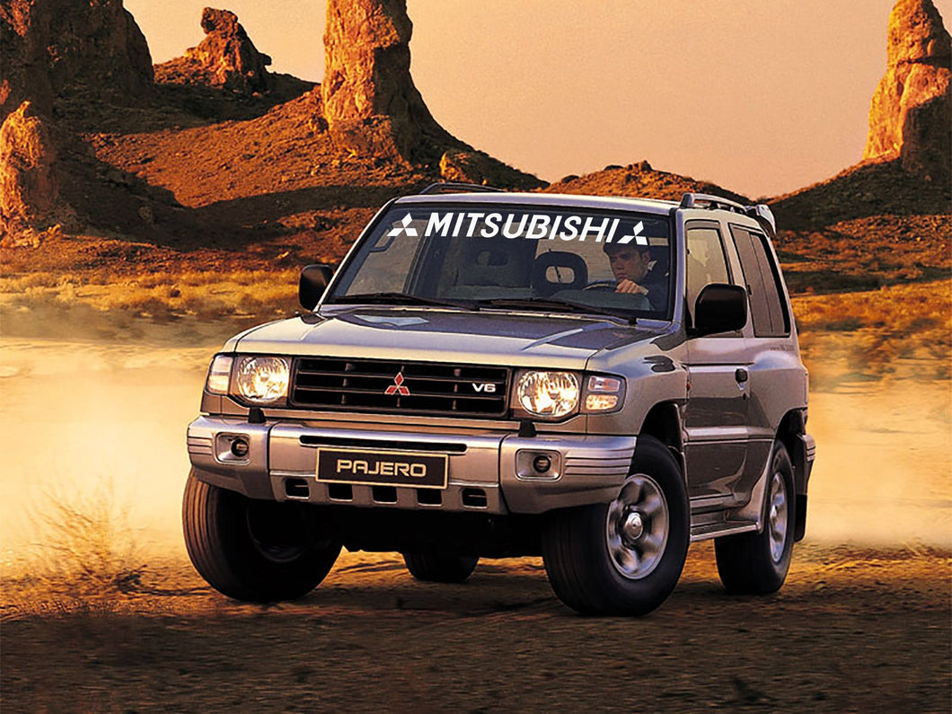 MITSUBISHI MONTERO WINDSHIELD DECAL - VINYLSPORTCLASSIC
