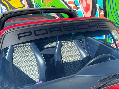 PORSCHE NEGATIVE SUN VISOR FOR 911 - VINYLSPORTCLASSIC