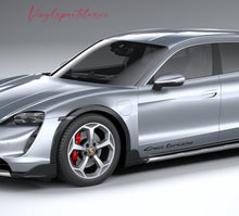 PORSCHE TAYCAN CROSS TURISMO DOOR DECAL SET - VINYLSPORTCLASSIC