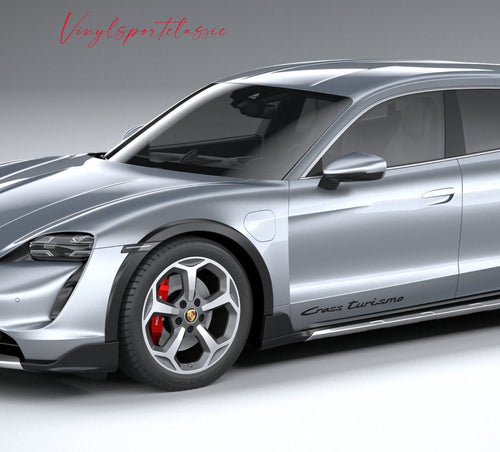 PORSCHE TAYCAN CROSS TURISMO DOOR DECAL SET - VINYLSPORTCLASSIC