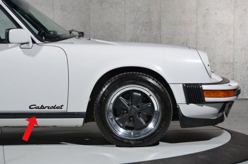 AUTOCOLLANT CABRIOLET POUR PORSCHE 911 CLASSIQUE