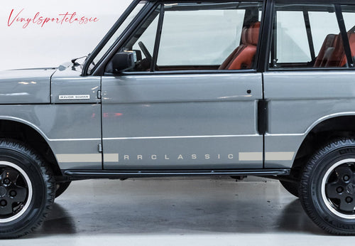 RANGE ROVER CLASSIC SIDE STRIPES VINYL DECAL - VINYLSPORTCLASSIC