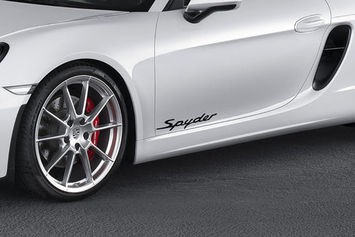 Spyder door decal set for your Porsche Boxster - VINYLSPORTCLASSIC