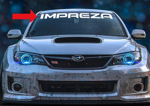 SUBARU IMPREZA WINDSHIELD DECAL - VINYLSPORTCLASSIC
