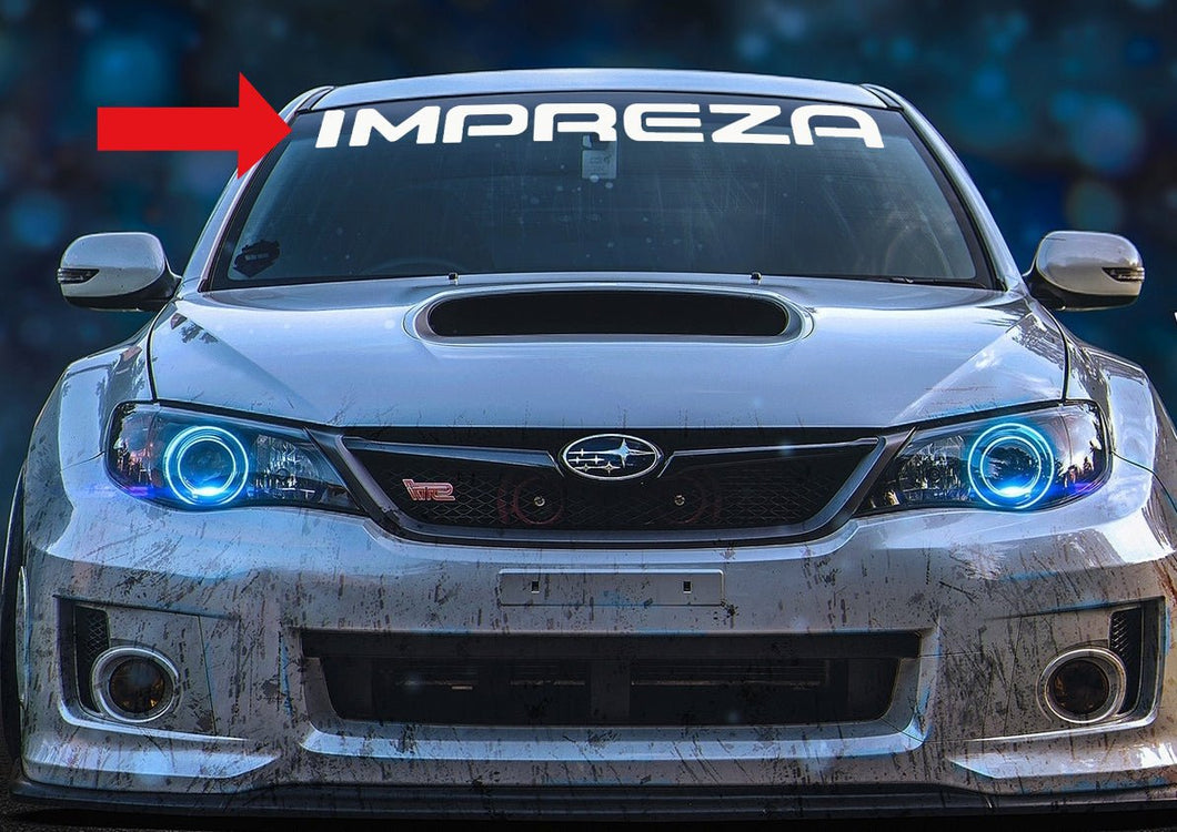 SUBARU IMPREZA WINDSHIELD DECAL - VINYLSPORTCLASSIC