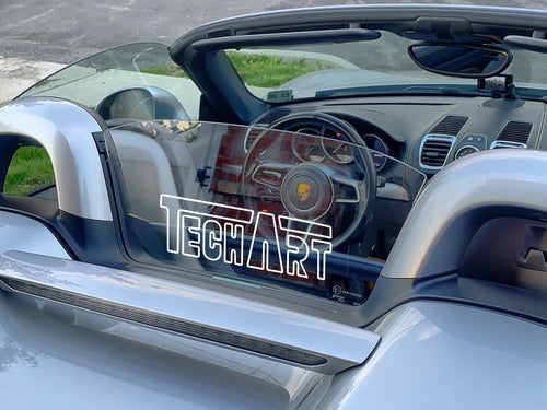 TECHART WIND DEFLECTOR DECAL FOR PORSCHE BOXSTER - VINYLSPORTCLASSIC