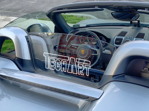 TECHART WIND DEFLECTOR DECAL FOR PORSCHE BOXSTER